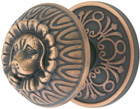  Dog Knob with Lancaster Rosette Oil Rubbed Bronze