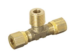 Compression Fittings Brass Male Branch Tee BSPT